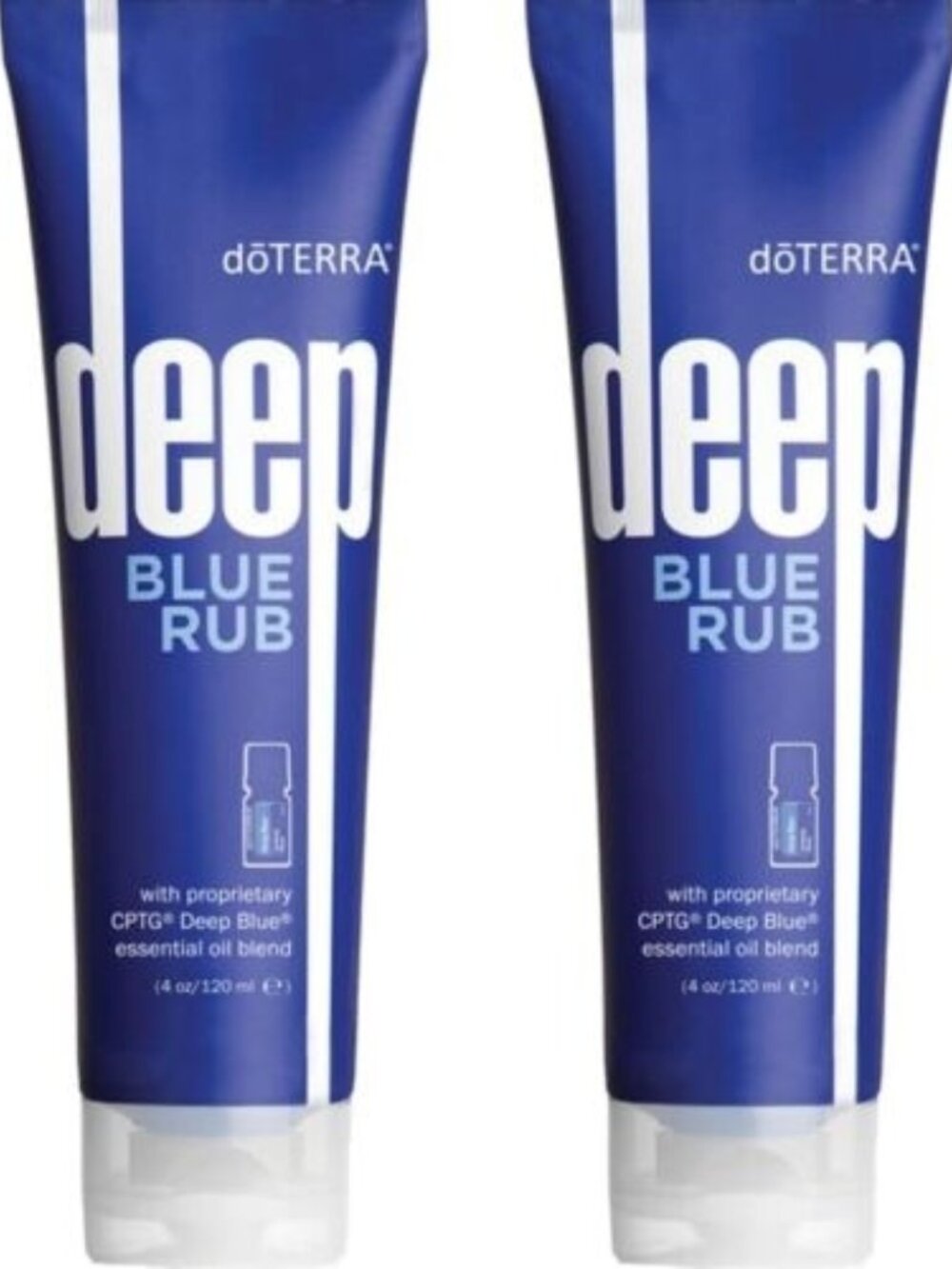 NEW SEAL  Deep Blue Rub Body Cream Doterra 4 floz./120 mL  EXP EXP 02/28-2 PACK